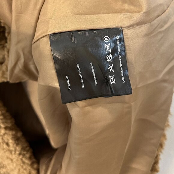 BERNARDO Call Me Cozy Vegan Fur Coat in Ginger Root Size Medium - Picture 7 of 12